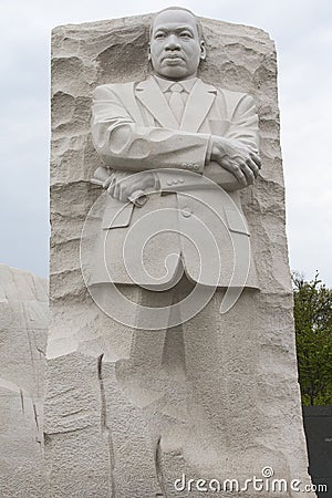 Martin Luther King Memorial In Washington DC Editorial Stock Photo
